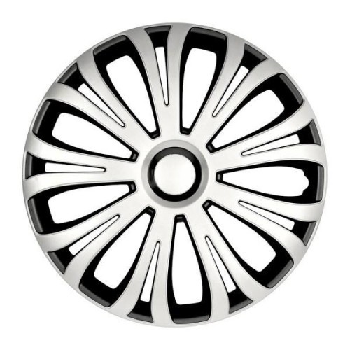 Set capace roti pe 16, negru si argintiu AutoDrive ProParts
