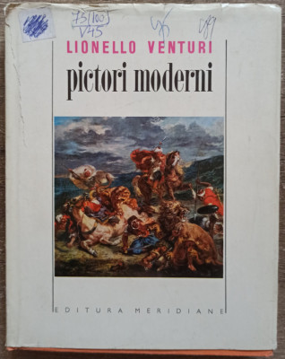 Pictori moderni - Lionello Venturi// 1968 foto