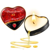 Lumanare masaj, Plaisir Secret, aroma Capsuni, 35ml
