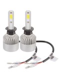 Set 2 leduri H1 COB Canbus, putere 72W, luminozitate 8000 Lm, 12V-24V 4300k