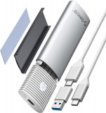 Adaptor pentru carcasă SSD SATA ORICO M.2 NVMe fără instrumente, USB C 3.2 Gen 2, Oem