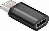 Adaptor USB-C - micro USB 2.0 (Tip B), negru, Goobay