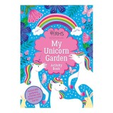 Carte Copii My Unicorn Garden - Carte de Colorat cu Unicorni si Activitati Gradinarit in Engleza