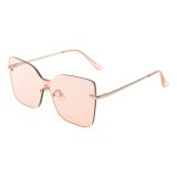 Ochelari de soare ALDO aurii, ROMASHIN 101, din metal