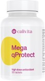 Mega qProtect Supliment alimentar cu Ginkgo Biloba si Coenzima Q10 Megadoză de Antioxidanţi (90 tablete) - Calivita