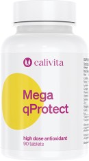 Mega qProtect Supliment alimentar cu Ginkgo Biloba si Coenzima Q10 Megadoză de Antioxidanţi (90 tablete) - Calivita