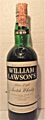 WILLIAM LAWSON&amp;#039;S RARE LIGHT SCOTCH WHISKY, CL. 75 gr 43 ANII 50/60 foto