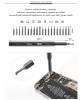 Trusa Surubelnite Precizie BST-8930B, 24 biti magnetici S2, Set reparatii GSM, Smartphone, Tableta, Laptop, Universal