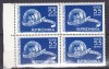 ROMANIA 1963 LP 562 CONGRESUL MONDIAL AL FEMEILOR MOSCOVA BLOC DE 4 TIMBRE MNH, Nestampilat