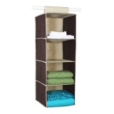 Organizator pentru dulap, 30 x 30 x 80 cm, 4 compartimente