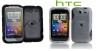 Husa HTC Wildfire S + incarcator auto, Negru, Transparent, Gel TPU