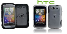 Husa HTC Wildfire S + incarcator auto
