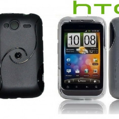 Husa HTC Wildfire S + incarcator auto