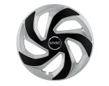Cumpara ieftin Set 4 capace roti Rex Gri-Negru R16 pentru gama auto Smart, Autohelix MSA