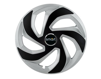 Set 4 capace roti Rex Gri-Negru R16 pentru gama auto Smart foto