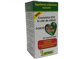 Coenzima Q10 in ulei catina Forte Plus 60 mg 30 capsule - Hofigal Coenzima Q10 in ulei catina Forte Plus 60 mg 30 capsule - Hofigal