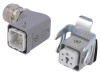 Conector HDC Amphenol C146 5+4 PIN, M20, 400V, 10A, Montaj Cablu/Panou, Tata+Mama, 90 grade