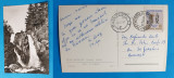Carte Postala frumos circulata veche anul 1967 - Muntii Retezat - Cascada Lolaia, Sinaia, Printata