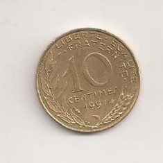 Moneda Franta - 10 Centimes 1997 v1