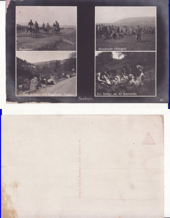 Armata romana in Serbia -tipuri- militara, WWI, WK1