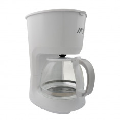 Cafetiera MD MCM-4006 W, 750W, Capacitate 1.25 L, 10 cesti, Functie mentinere la cald, Functie antipicurare, Alb