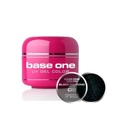 Gel UV Silcare Base One Black Diamond - Chamber of Stars 08, 5g foto