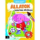 Bűv&ouml;s kifestő - &Aacute;llatok szeretnek sportolni - Fess&uuml;nk v&iacute;zzel! - Szilv&aacute;sy Andr&aacute;s