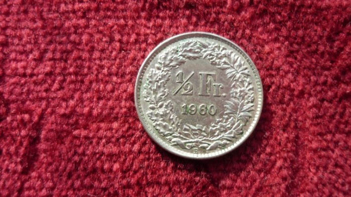 1/2 FRANCI 1960 ARGINT *****