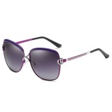 Ochelari de Soare Rotunzi - Techsuit (8702) - Purple