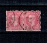 1872 - Carol I, Paris, val. 50bani pereche stampilata