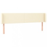 Cumpara ieftin Tablie de pat cu aripioare crem 183x16x78/88 cm piele ecologica