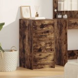 VidaXL Dulap, stejar fumuriu, 40x41x75 cm, lemn prelucrat