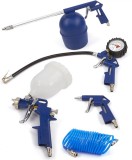 Set 5 Scule Pneumatice HBM: Pistol Spalat, Suflat Aer, Umflat Roti, Vopsit 1.5mm, Furtun Spiralat 5m