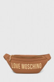 Love Moschino borseta culoarea maro