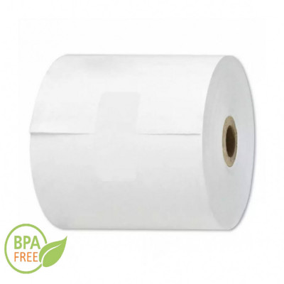 Rola Hartie Termica ROLLIS, 80mm x 80m, BPA Free, Role Termice Case Fiscale, Role Termice Aparate de Marcat, Role Termice fara Bisfenol, Hartie Termic foto