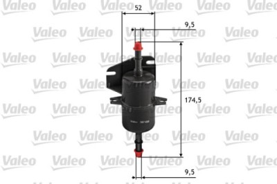 Filtru combustibil VALEO 587018 foto
