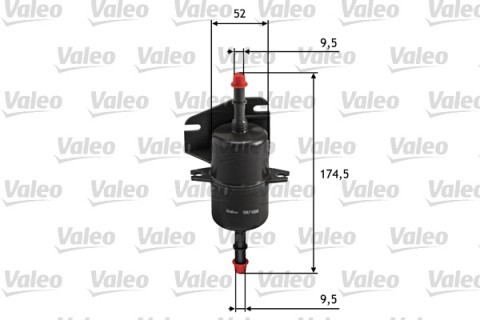 Filtru combustibil VALEO 587018