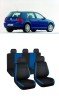 Set huse scaune Golf IV (1997-2004) Vision Negru-Albastru, Umbrella