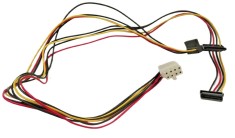 Cablu adaptor 8 pini la 3 sata, Active, Compatibil Fujitsu Esprimo, alimentare hard disk, hdd, ssd, 50cm, T26139-Y4012-V201