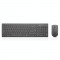 Kit Lenovo Professional Ultraslim Wireless Tastatura + Mouse, receiver nano, USB, 2.4 Ghz, optic, UK, Gri