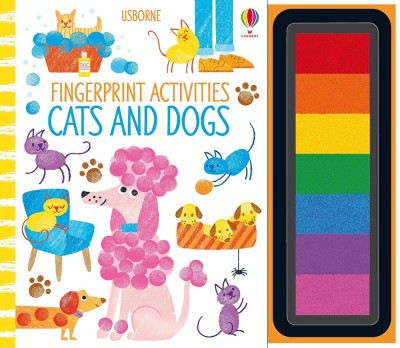 Usborne Fingerprint Activities Cats And Dogs: 1,Fiona Watt - Editura Usbourne; International Edition foto