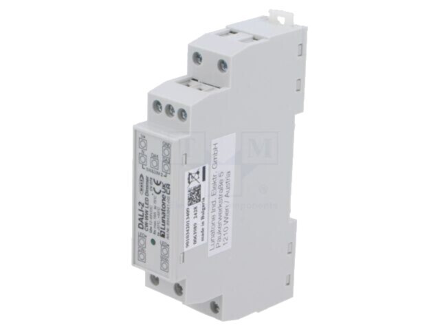 Alimentator Pulsatoriu LED Lunatone 12-48VDC DALI DT8 CW-WW PWM 16A, Montaj pe Șină DIN