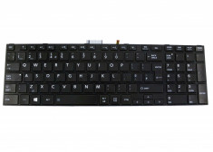 Tastatura Laptop, Toshiba, Satellite S50T-A, iluminata, neagra, UK foto