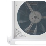 Trapa ventilator 40X40 cu telecomanda si led