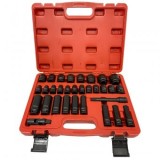 Trusa Chei Tubulare de Impact 1/2&quot;, 32 piese, Cr-Mo
