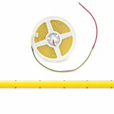 Banda LED COB 12V 5m, alb rece 6000K, 400 LED m, 5mm, pentru mobilier, vitrine, rafturi si profile LED