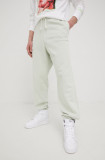 Levi&#039;s pantaloni de trening barbati, culoarea verde, neted