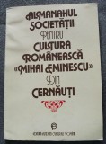 Almanahul Societății pentru Cultura Rom&acirc;nească &quot;Mihai Eminescu&quot; din Cernăuți