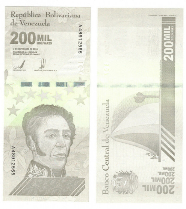 !!! VENEZUELA - 200.000 BOLIVARES 2020 - P 112 - UNC / SERIA A