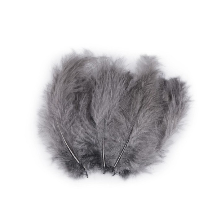 Set 20 pene decorative strut, lungime 9-16 cm, Gri